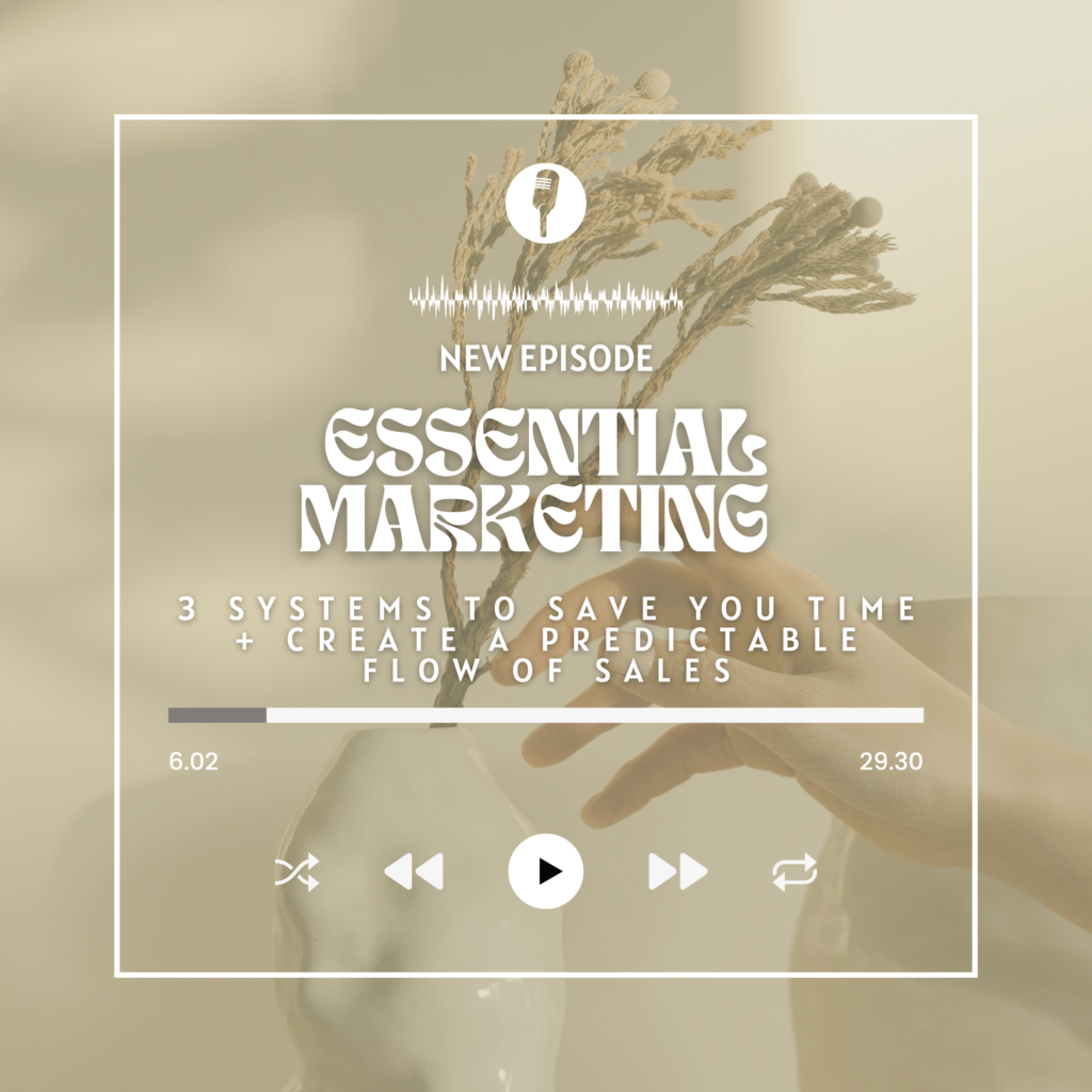 
Discover three essential marketing systems with Jess and Rachel to streamline your efforts and boost leads and sales. Learn intentional list building, content creation batching, and lead source audits. Implement these strategies to optimize your marketing and achieve sustainable success. Tune in for actionable insights and practical tips to elevate your business growth.