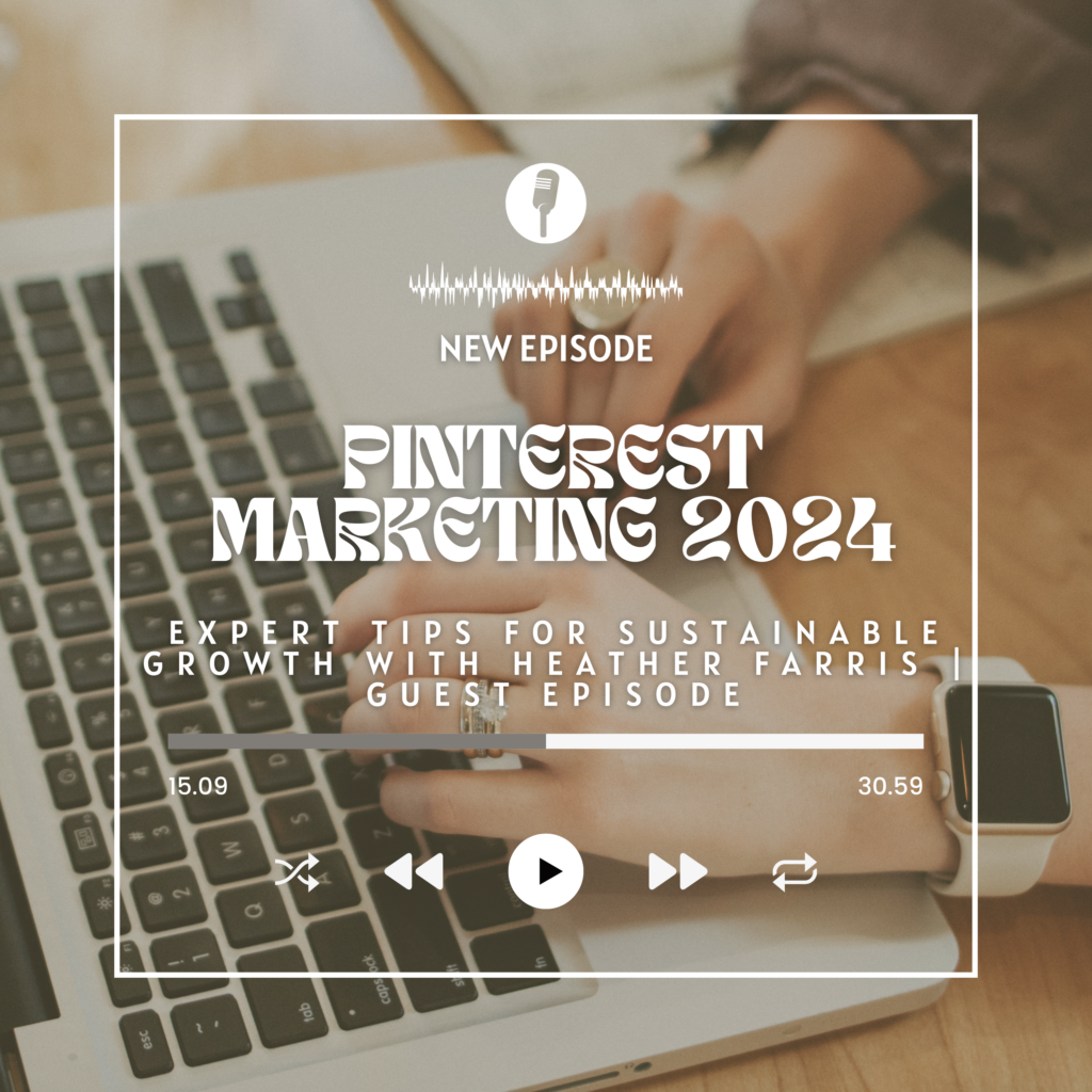 Discover expert Pinterest strategies for 2024 with Heather Farris on the Deeply Rooted Business Podcast. Learn how to enhance your small business marketing with effective online marketing tips, a solid email marketing strategy, and optimized business operations.